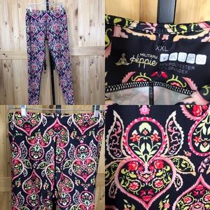 Hipppie Military stretch leggings yoga pants XXL